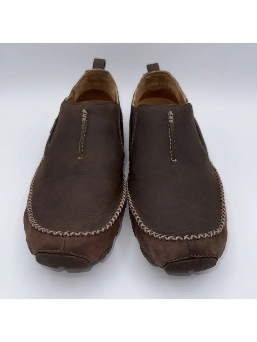 ROCKY 1045 Men’s Slip-On Brown Loafers Shoes Size Sz 11.5